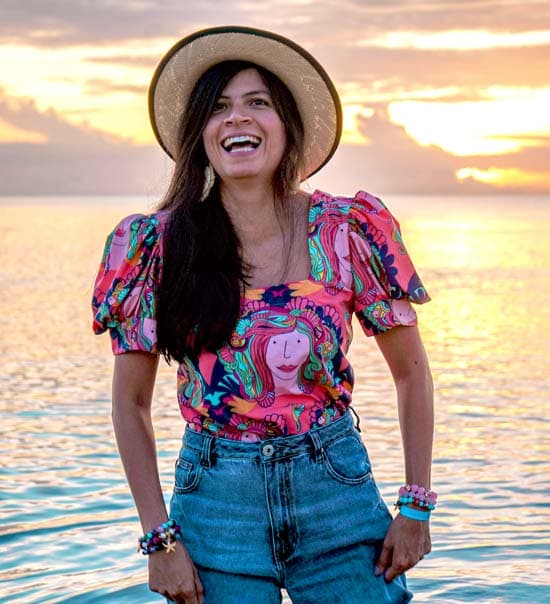 Blusa manga bombacha Hera del mar