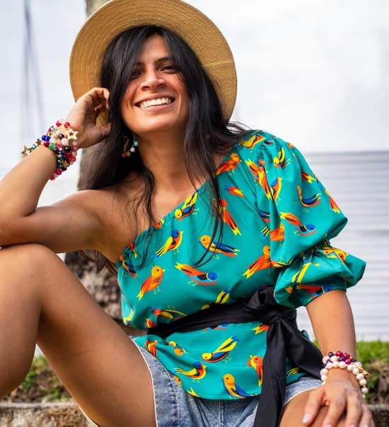 Blusa pájaros colección Believe