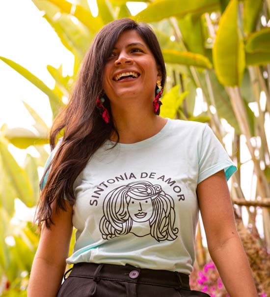 Camiseta menta las Marías