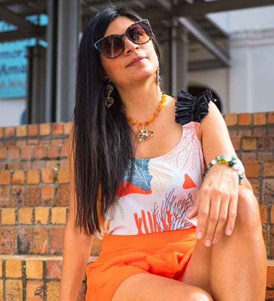 Top, esqueleto combinado arrecife