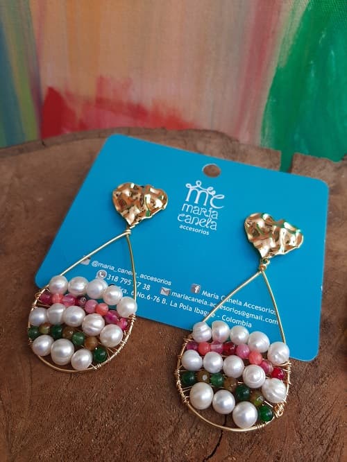 Aretes Goticas de Amor